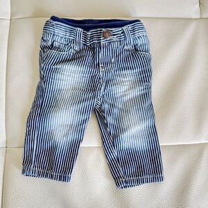 OshKosh B'gosh Striped Navy and White Jeans